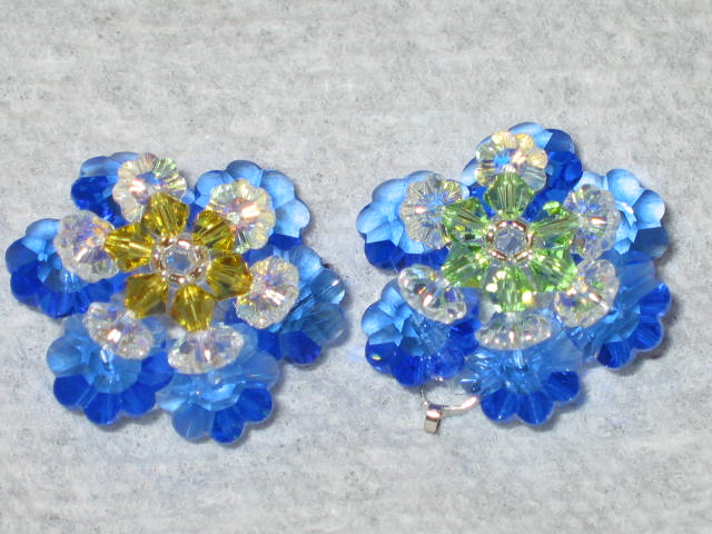 Swarovski Hand-Made Flower Pendant