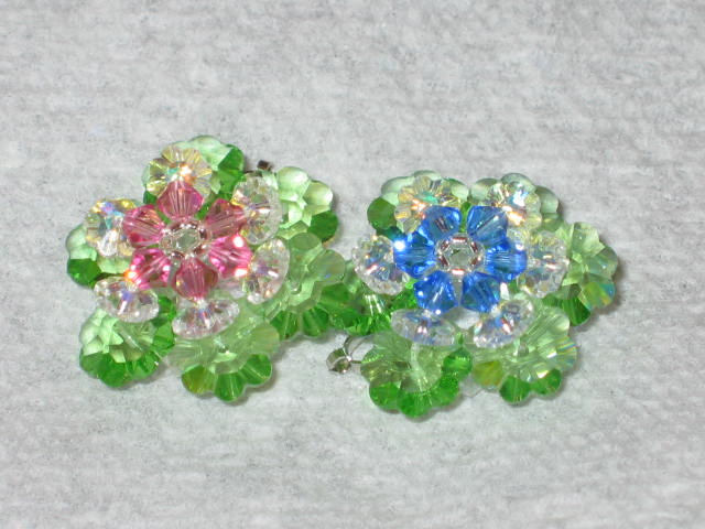 Swarovski Hand-Made Flower Pendant